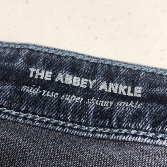 PREMIUM AG ADRIANO GOLDSCHMIED ABBEY MIDRISE ANKLE SUYSKINNY 27x28 ๐ - Picture 4 of 13